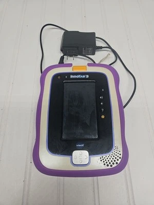 VTech InnoTab 3 Purple Kids 4.6" LCD WiFi Learning Tablet Works - Image 1 of 2