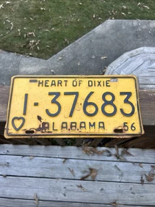 1956 ALABAMA Nummernschild Jefferson County 1-37683 - Bild 1 von 5