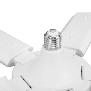 Led Garage Light Bulb 100W Garage Ceiling Lights 5 Adjustable Panels 8000Lm - Picture 1 of 22