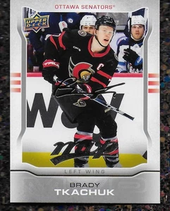 2024-25 Upper Deck MVP Brady Tkachuk 10th Anniversary Senators Silver Script - Bild 1 von 1