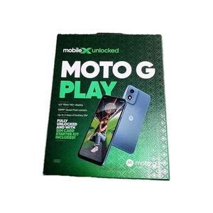 Mobile X Unlocked MOTO G Play Smartphone 6.5" 50MP Unlocked w/ SIM Card Kit NEW! - Picture 1 of 2