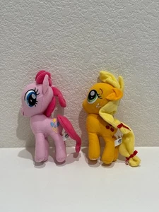 My Little Pony Plüsch-Set - Pinkie Pie & Applejack Hasbro offizielles 7 Zoll Set - Bild 1 von 17