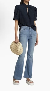Frame Le Easy Flare Stretch Jeans In Anastasia Wash Size 30 Excellent Used Cond - Picture 1 of 16