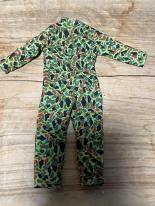 Vintage GI Joe Marine Camo Jump Suit W/ Tag Hong Kong 1964 - Picture 1 of 3