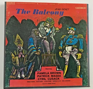 Great Theatre Series Jean Genet The Balcony Reel Tape 3-3/4ips - Picture 1 of 3