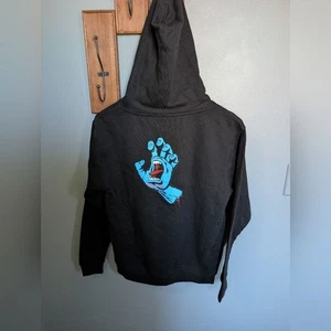 Sudadera con capucha negra Santa Cruz Skatebords para niños - Imagen 1 de 12