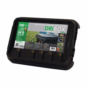 Dribox Mediano 285mm Negro Impermeable IP55 Cable de Energía & Enchufes Caja - Imagen 1 de 1