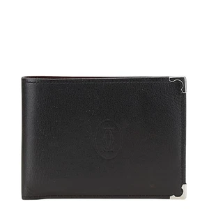 CARTIER Must Line Bifold Wallet mens 【Used】 - Picture 1 of 13