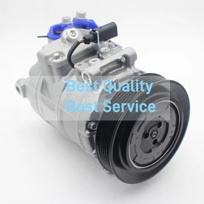 Compresor de aire acondicionado nuevo 1 pieza para AUDI Q7 2011-2015 (4L) 3,0 L DIÉSEL ENVÍO RÁPIDO Foto 1 de 4