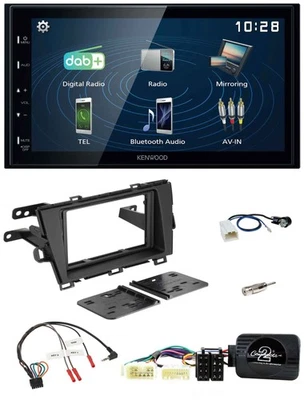 Kenwood 2DIN Bluetooth Lenkrad USB DAB Autoradio für Toyota Prius 2009-2016 - Bild 1 von 4