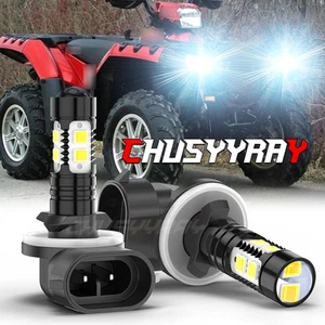 Headlight For ARCTIC CAT 400 500 650 700 HI/Lo Beam LED Light Bulbs - Picture 1 of 10