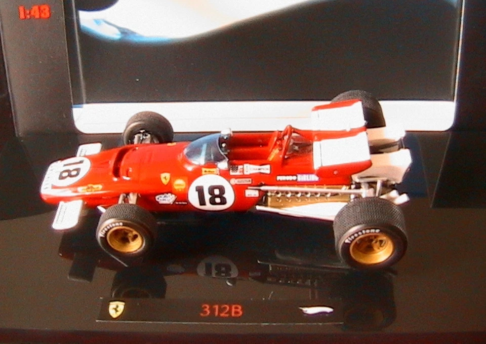 Ferrari 312B #18 Jacky Ickx Winner Canadian Gp 1970 Hotwheels Elite 1:43 N5588 - Image 1 of 1