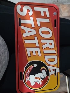Florida State Seminoles - NCAA - Placa de matrícula - (12" x 6") contenedor pequeño - Imagen 1 de 2