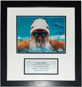 Piastra incorniciata Conor Dwyer Team Autografata USA Olympics 8x10 foto PSA DNA COA - Foto 1 di 4