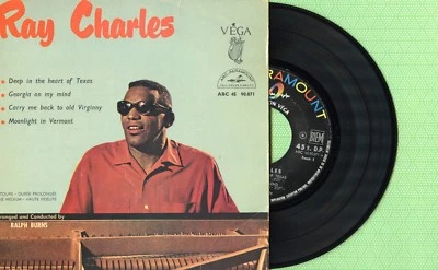 RAY CHARLES / Deep In The Heart Of Texas / ABC 90.871 Press France 1960 EP VG+ - Image 1 of 4