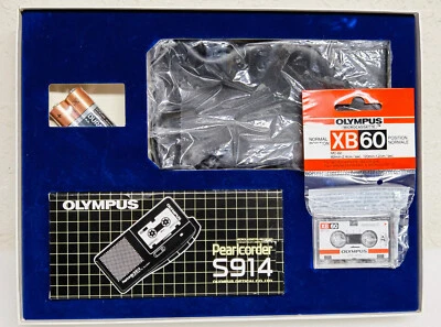 Olympus Microcassette Recorder Pearlcorder S914 Voice Activated - Image 1 of 3