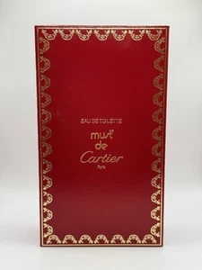 MUST DE CARTIER BY CARTIER 50ML EDT VINTAGE SPLASH (NEW WITH BOX) - Picture 1 of 7