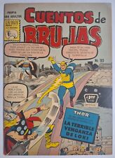 Journey into Mistery #88 Thor & Kirby Art Cuentos de Brujas #183 La Prensa 1963
