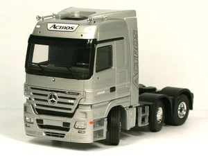 RARE MERCEDES ACTROS MP3 V8 2558 6x2 UNIT SILVER 1:50 TEKNO (DEALER MODEL) - Picture 1 of 6