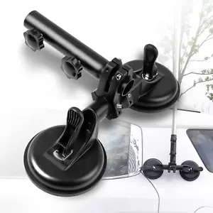 Suction Cup Car Flag Pole Holder Mount Adjustable Angles Vehicle RV Flagpole SUV - Picture 1 of 1