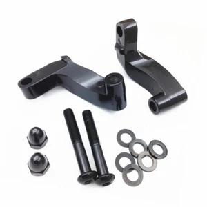Kit adaptador de extensión de reubicación de espejo negro para motocicletas Harley Davidson - Imagen 1 de 6