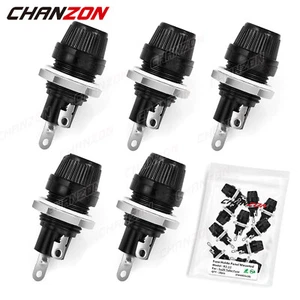 10 PIEZAS Tubo de vidrio Automático Fusible Panel Eléctrico Montado Tapa de tornillo Soporte de fusible 5x20 - Imagen 1 de 6