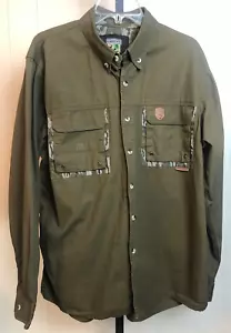 Gamekeeper Sportchief Fishing/ Hunting Shirt Sz XL Button Up Long Sleeves Green - Picture 1 of 14