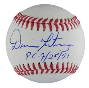 Dennis Martinez Autographed/Inscr Perfect Game  OML Baseball  Beckett 176897