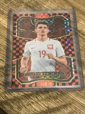 Bartosz Kapustka 2017-18 Panini Select Soccer Checkerboard Poland Card #22 - Image 1 of 2