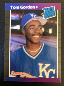 1989 Donruss Tom Gordon Rated Rookie Error Card