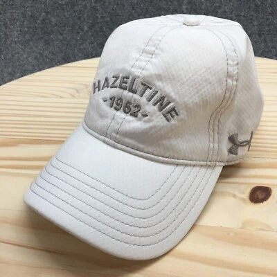 Gorra de béisbol Hazeltine Under Armour para mujer blanca OS logotipo bordado ajustable Foto 1 de 4