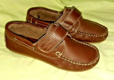 LUKA Elegante und leichte Jungs Slipper, weiche Schuhe, braun, Gr. 30, GEBRAUCHT - Bild 1 von 4