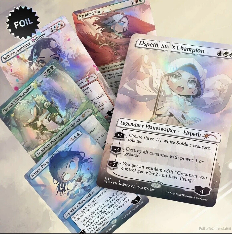 MTG Secret Lair - LI’L’ER WALKERS Traditional Foil Hasbro Pulse NEW Sealed Magic - Image 1 of 1