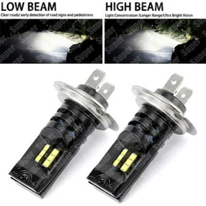 H7 110W 30000Lm LED Car Headlight Conversion Globes Canbus Bulb Beam 6000K Kit - Picture 1 of 12