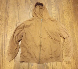 Sudadera Highland Outfitted con Capucha Marrón Cremallera Completa Forro Waffle Térmica Grande - Imagen 1 de 4