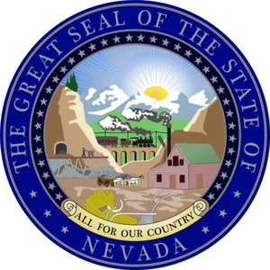 Seal of the State of Nevada United States Seals Poster Art Print 24 x 24 in - Picture 1 of 2