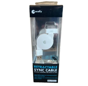 Macally Retractable 30 Pin Sync and Charge Cable - Picture 1 of 2