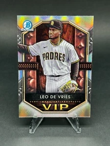 Leo De Vries 2025 Bowman Chrome VIP #VIP-14 San Diego Padres - Envío gratuito - Imagen 1 de 2