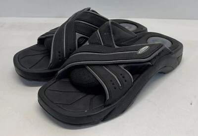 Sandalias de playa negras vintage RIDER con correa cruzada para hombre EE. UU. 8 Foto 1 de 4