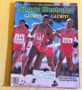 Carl Lewis August 20 1984 Sports Illustrated Summer Olympics 4 Gold Medals Glory - Picture 1 of 3
