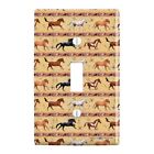 Horses Southwestern Border Pattern Wall Light Switch Plate Cover