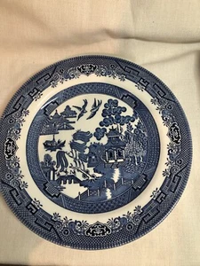 Churchill "Willow Blue - Blue Willow" (England) Speiseteller - 10 1/4 Zoll - Neuwertig - Bild 1 von 4