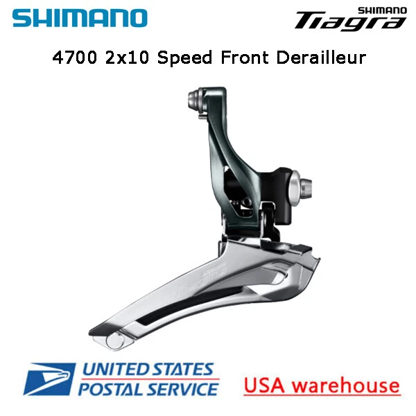 Shimano Tiagra FD-4700 2x10 Speed Brazed On Mount Front Derailleur ROAD - Image 1 of 1