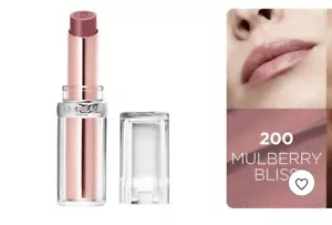 L'Oreal Glow Paradise Bálsamo en Lápiz Labial 200 Mulberry Bliss 0.1oz / 2.8g Nuevo - Imagen 1 de 5