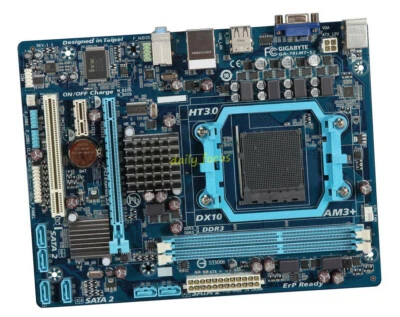 GigaByte GA-78LMT-S2 Motherboard Socket AM3+ DDR3 AMD 760G + ATX - Image 1 of 4