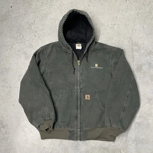 Carhartt J130 MOS Hooded Lined Work Jacket Men's Size Large Regular - Picture 1 of 20