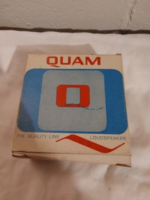 Quam 4" alnico Panel Mount Speaker nos 8 ohm - Image 1 of 4