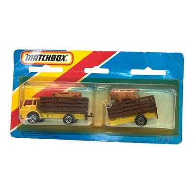 Matchbox TP-103 Cattle Truck #71 & Trailer Yellow Superfast 1976 & 1979 Lesney - Image 1 of 4