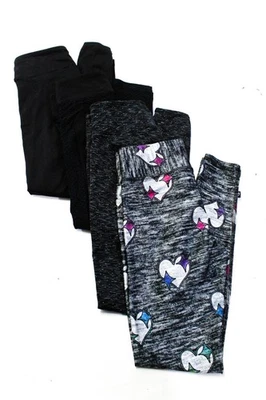 ONZIE Koral Mujer Tiro Alto Estampado Leggings Negro Gris Talla XS Pequeño Lote 4 Foto 1 de 3