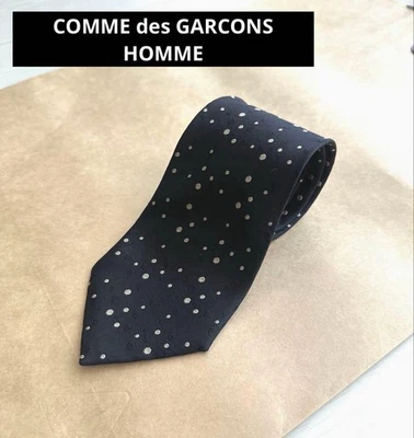 Comme Des Garçons Homme Dot Pattern Polka-Dot Tie Black Japan Men's Casual, Busi - Image 1 of 3